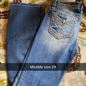 Miss Me Women's Denim Boot Cut Jeans